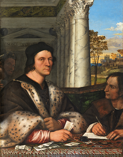 Ferry Carondelet with his Secretaries Sebastiano del Piombo